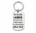 sUDRABA Atslēgu piekariņš ar gravējumu “Labākā mamma” – sirsnīga un personalizēta dāvana mammai.