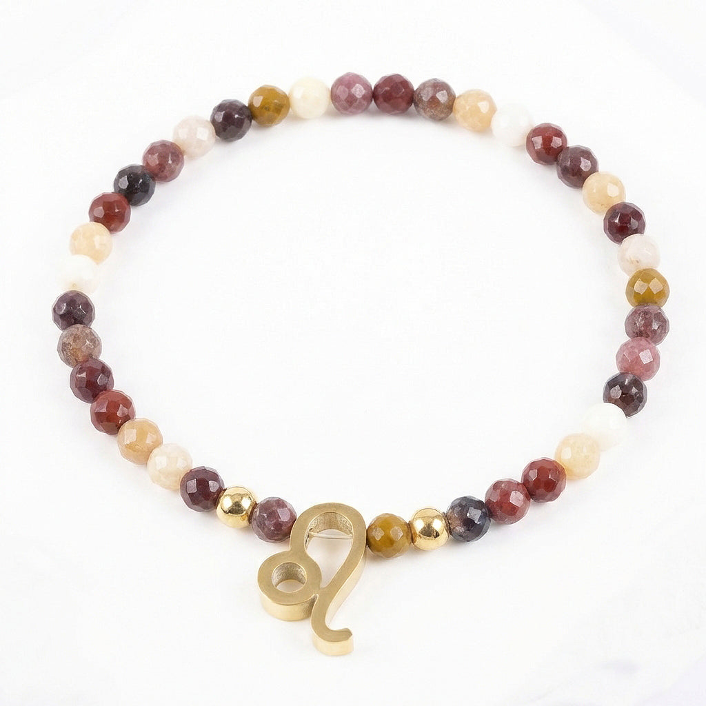 Jašmas akmens rokassprādze ar horoskopu